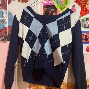 Argyle brandy melville sweater